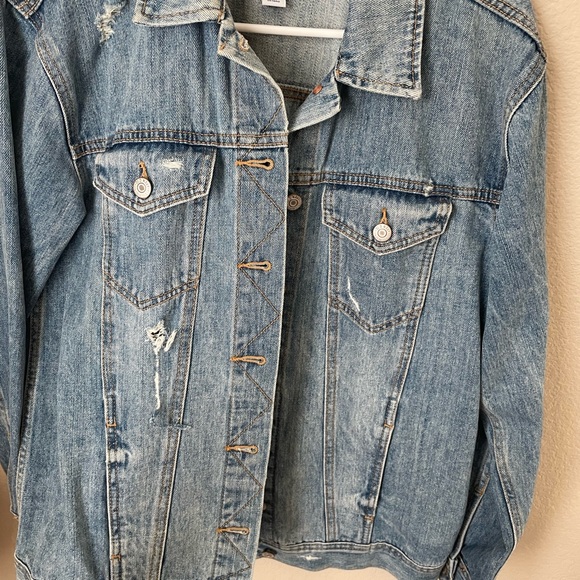 Old Navy boyfriend denim jacket - Picture 5 of 5